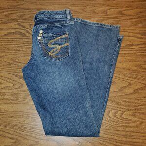Seven 7 Boot Cut Jeans with detailed back pocket and design - 31